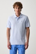 Tommy Jeans πόλο ανδρικό βαμβακερό μπλε DM0DM23243