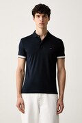 Tommy Hilfiger polo męskie bawełniane granatowe MW0MW43270