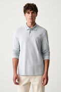 BOSS Orange longsleeve męski bawełniany PasserfordLong szary 50566186