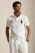 Polo Ralph Lauren polo pentru bărbați, din bumbac bej 710B21921