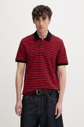 HUGO polo męskie bawełniane Demspolo czerwone 50563805