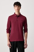 Calvin Klein longsleeve męski bawełniany bordowy LV04LH240G