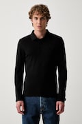 Calvin Klein maglietta a maniche lunghe da uomo in cotone nera LV04LH240G