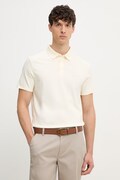 Calvin Klein polo męskie bawełniane beżowe LV04LH204G
