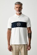 Hackett London polo męskie bawełniane beżowe HM5600187
