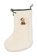 Konges Sløjd skarpeta świąteczna dziecięca bawełniana CHRISTMAS STOCKING beżowa KS107397