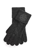 Lauren Ralph Lauren rękawiczki damskie z wełną szare 454P23549