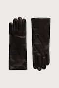 Weekend Max Mara rękawiczki damskie skórzane WKASENAPESHORT czarne 2625566045600