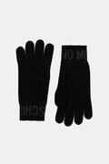 Moschino rękawiczki damskie z wełną czarne M3493 65485