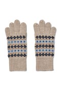 Wheat rukavice za djecu od merino vune bež 7629-567
