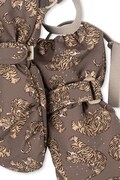 Konges Sløjd rękawiczki dziecięce NOHR SNOW MITTENS PRINT brązowe KS105747