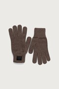 Paul Smith rękawiczki męskie wełniane brązowe M1A-410MK-T719