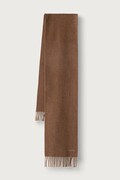 Max Mara szalik wełniany damski brązowy 2624546232600