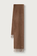 Max Mara szalik wełniany damski brązowy 2624546232600