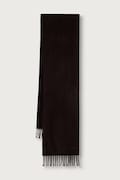Max Mara szalik wełniany damski brązowy 2624546232600