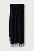 Weekend Max Mara szalik damski wełniany WKASCOGLIO granatowy 2625546085600