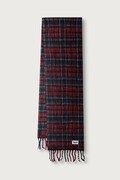 Tommy Jeans szalik damski z wełną bordowy AW0AW18985