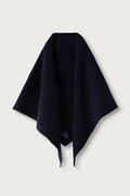 Tommy Hilfiger apaszka damska z dodatkiem kaszmiru granatowa AW0AW19573