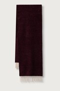 Tommy Hilfiger szalik damski wełniany bordowy AW0AW19121