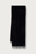 Tommy Hilfiger szalik damski kaszmirowy czarny AW0AW19118
