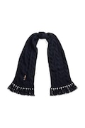 Polo Ralph Lauren szalik damski z wełną granatowy 455P18119