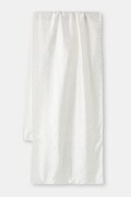 Moschino szal damski jedwabny biały M3447 30556