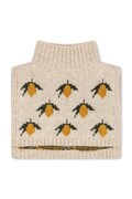 Konges Sløjd komin dziecięcy z wełną BELOU NECKWARMER beżowy KS105909