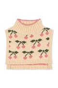 Konges Sløjd cjevasti šal za djecu s vunom BELOU NECKWARMER bež KS105909