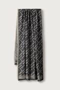 Just Cavalli szal damski z wiskozy zielony 81QA2H03 ZG449
