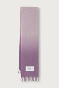 Maison Kitsuné Alpaca szalik z wełną alpaki fioletowy MRUAT09WA0022