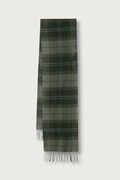 Barbour szalik wełniany zielony USC0405