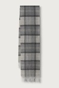 Barbour szalik wełniany szary USC0405