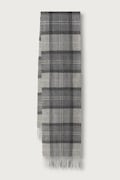 Barbour szalik wełniany szary USC0405