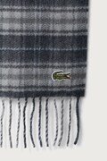 Lacoste szalik z wełną szary RE9821