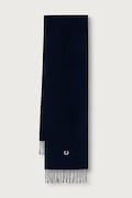 Fred Perry szalik wełniany granatowy C3320
