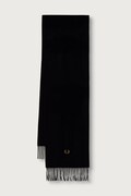 Fred Perry szalik wełniany czarny C3320