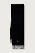 Fred Perry szalik wełniany czarny C3320