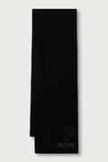 Moschino szalik wełniany czarny M3473 30855