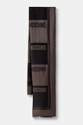 Moschino szalik z wełną brązowy M3454 30848