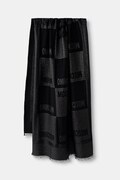 Moschino szalik z wełną czarny M3454 30848