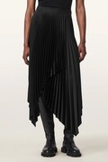 AllSaints πλισέ φούστα ELISA μαύρη απλή W003RF