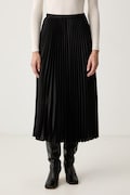 Marella плісирована спідниця Emme by Marella чорна однотонна 2625106051200