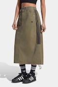 adidas Originals spódnica bawełniana Parachute zielona LE8297
