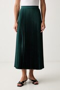 Weekend Max Mara spódnica plisowana WKDNICCHIA zielona gładka 2625106031600