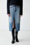 Levi's φούστα ντένιμ DECON SLIT MIDI μπλε 008AF