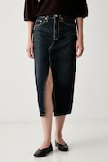 Levi's φούστα ντένιμ DECON SLIT MIDI σκούρα μπλε 008AF
