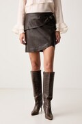 Guess fustă cu vâscoză LUCIA maro W6BD27 W4251