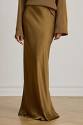 Lauren Ralph Lauren spódnica rozkloszowana brązowa 200P13810