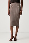 Guess плетена пола с вискоза CARMEN бежова W6YD23 Z0974