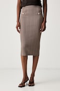 Guess плетена пола с вискоза CARMEN бежова W6YD23 Z0974
